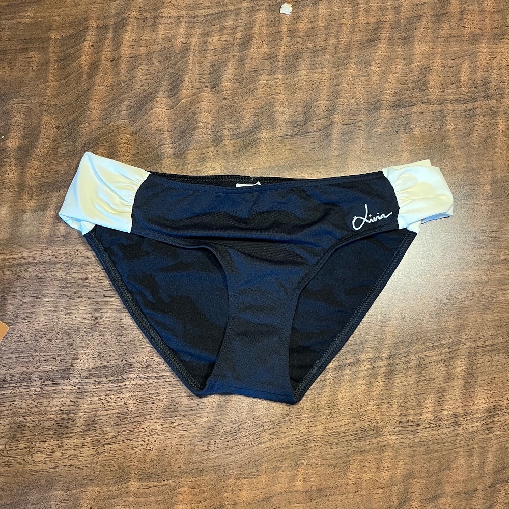 Livia black bikini bottom